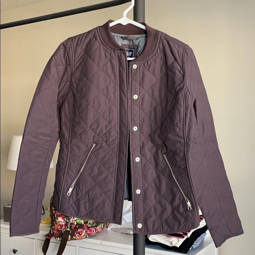 Gap Quilted Bomber Jacket
